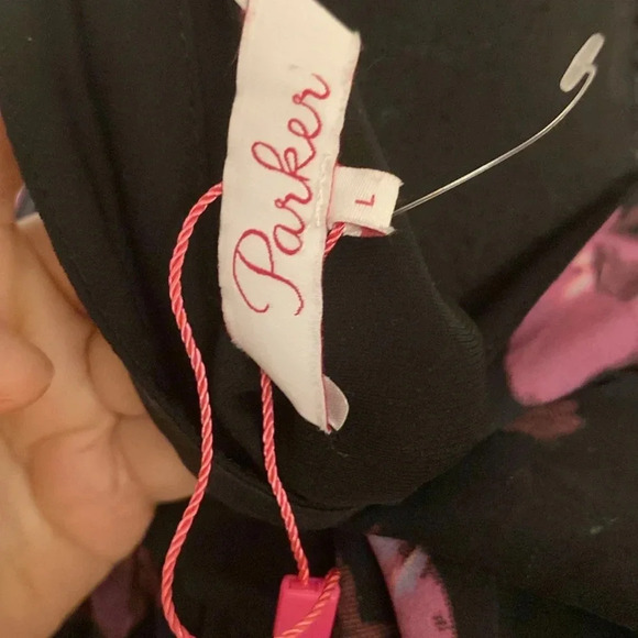 Parker silk dress size large new - Picture 4 of 5